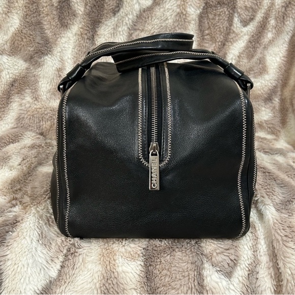 Chanel Lambskin Bowler Bag - Picture 5 of 7